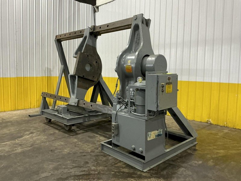 400 TON RODGERS  MODEL #1F400D-7214 HYDRAULIC HORIZONTAL INCLINED WHEEL PRESS: YOBRO 24526