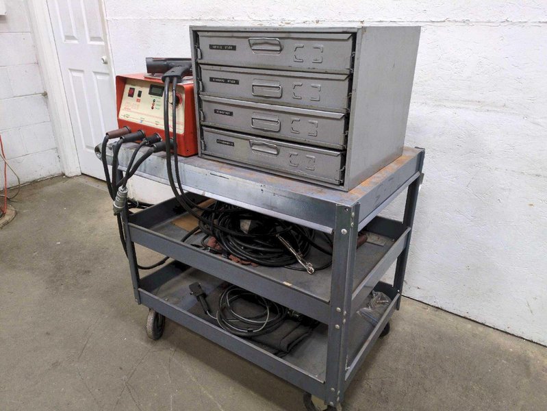 3/8&quot; PRO-WELD MODEL #CD-512 STUD WELDER &amp; QUANTITY OF STUDS &amp; TOOLING: STOCK #22325