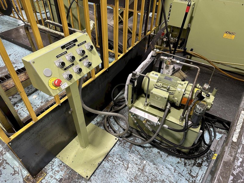 220 TON AIDA #NCI-200(2) PRESS LINE, COMPLETE WITH CWP SPACE-SAVER COIL FEED LINE: STOCK #22209