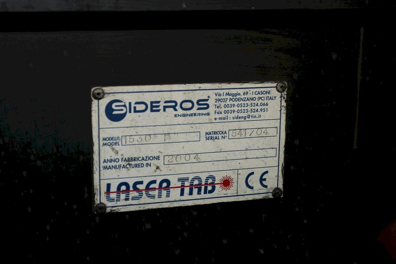 3500 WATT PRIMA MODEL #PLATINO 1530 HS LASER (2004): STOCK #12243