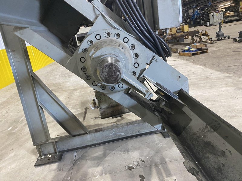 150 TON DAKE HORIZONTAL INCLINED HYDRAULIC WHEEL PRESS: STOCK #20382