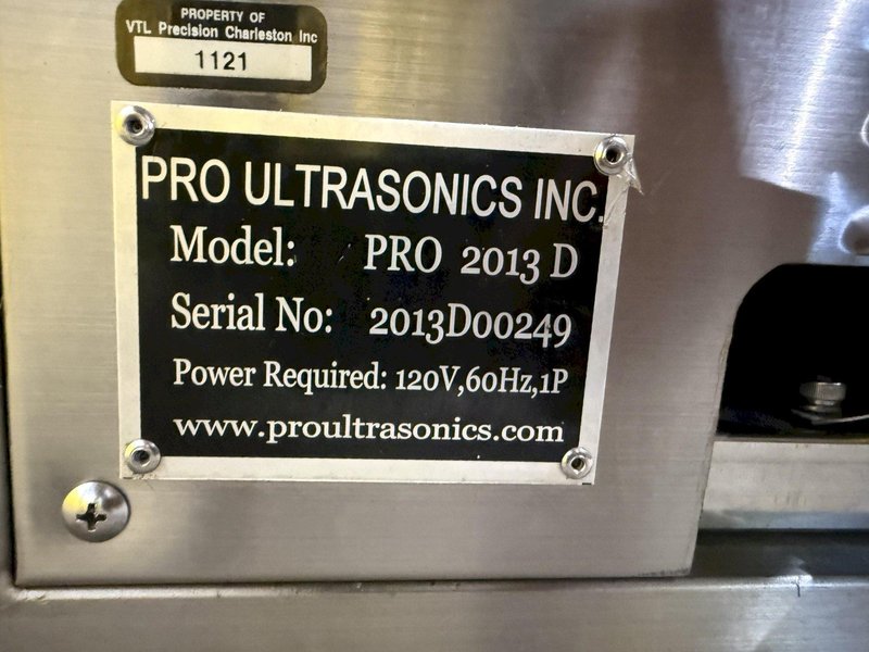 20" X 13" X 14" DEEP PRO ULTRASONICS MODEL  PRO-2013HD ULTRASONIC BASKET TYPE PARTS CLEANER: YOBRO #25973