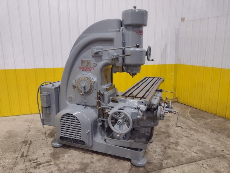 15 HP KEARNEY &amp; TRECKER MODEL #4CH VERTICAL MILL: STOCK #22776