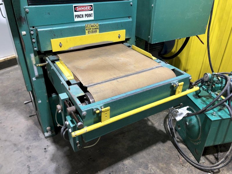 24&quot; TIMESAVER MODEL #325-1HDA 75 HP SINGLE HEAD HEAVY DUTY BELT GRINDER/SANDER: STOCK #16299