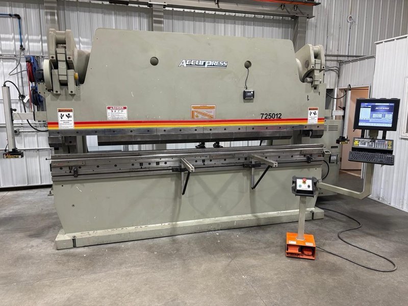 250 Ton x 12′ Accurpress 725012 CNC Press Brake, 2017