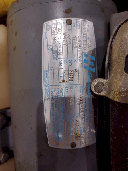 2,500 LBS X 30&quot; X 48&quot; AUTOQUIP MODEL #36S25 HYDRAULIC SCISSOR LIFT TABLE, SINGLE PHASE 110V: STOCK #19783