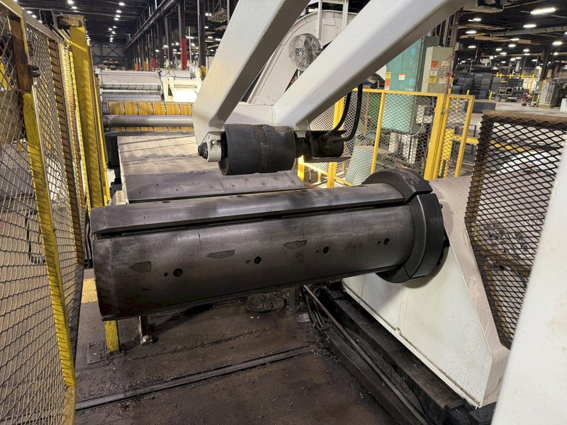 54" X .110" YODER SLITTING LINE, COMPLETE LINE, LOTS OF TOOLING: YOBRO #24277