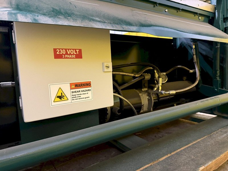 52" X 16 GAUGE NATIONAL MODEL #52-H HYDRAULIC POWER SHEAR, NEW ON SKID: YOBRO #24673