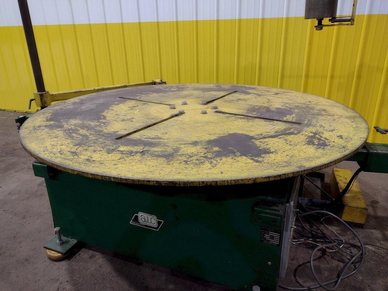 15,000 LB 7.5 TON X 72&quot; AWC MODEL #F-500AF HORIZONTAL PALLET COIL REEL: STOCK #13770