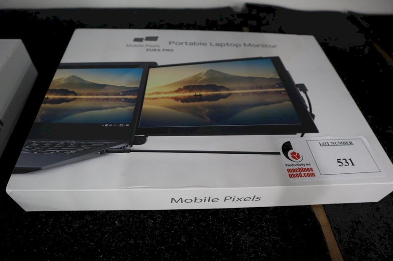 QQH and Mobile Pixels Portable Laptop Monitors in Boxes- Auction Item