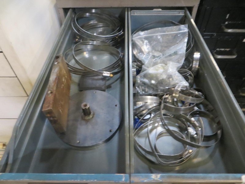 (2) 11 Drawer Cabinets and Contents - Auction Item