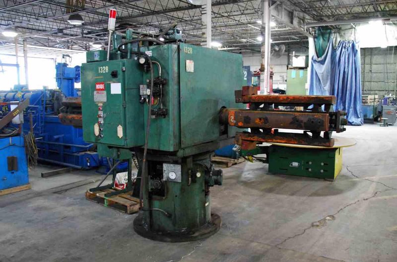 ROWE Motorized Double End Coil Reel Uncoiler 10,000 Lbs.