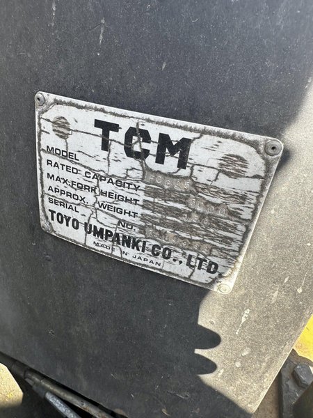 TCM FCG25 LP Fork Lift Truck 5,000lbs Capacity