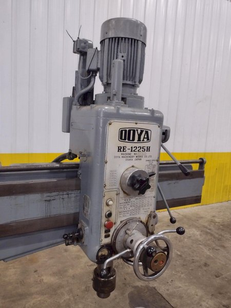 4' X 12" OOYA MODEL #RE-1225H RADIAL DRILL: YOBRO #25981