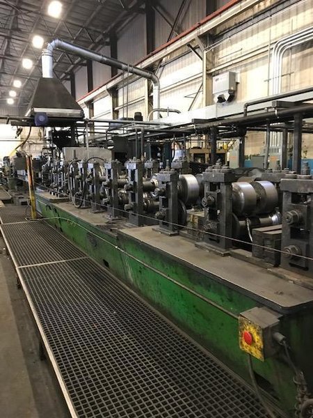 11 STANDS X 3.500&quot; X 0.135&quot; AEF TUBE MILL LINE: STOCK #15474