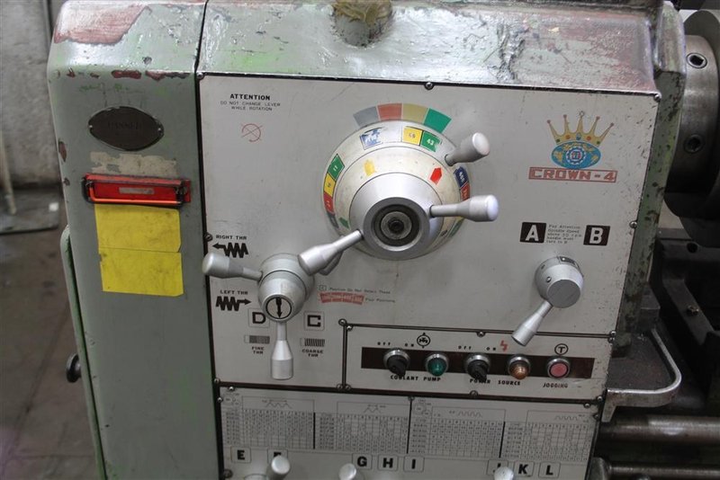 24" / 32" X 84" T A SHING GAP LATHE WITH 3" HOLE: STOCK #59534