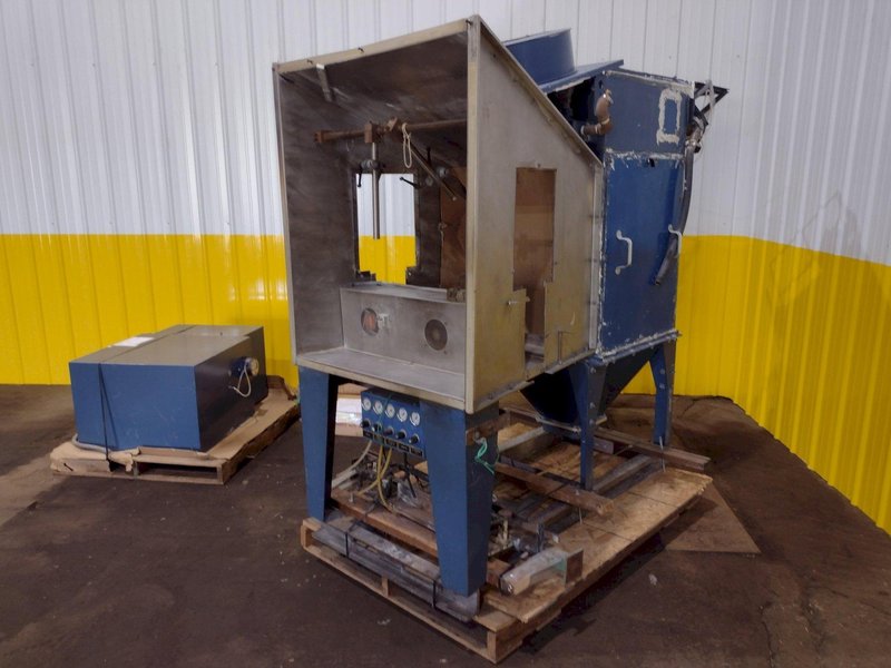 NORDSON PASS-THROUGH POWDER COATING SPRAY MACHINE: STOCK #18734