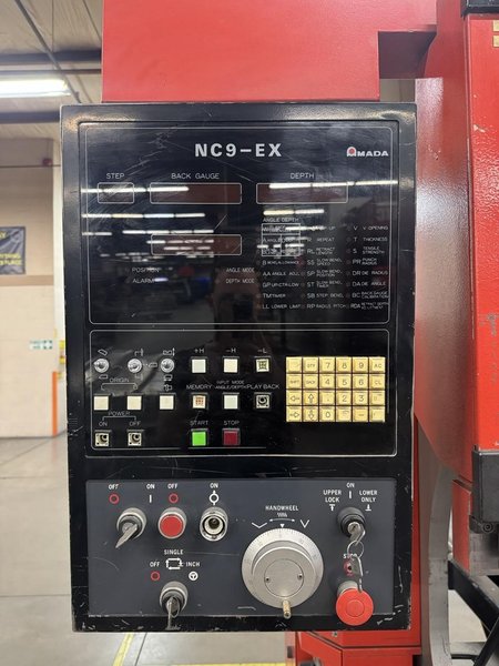 6′ x 50 Ton Amada FBD-5020 CNC Hydralic Press Brake, 1986 – CNC Multi-Axis Backgauge