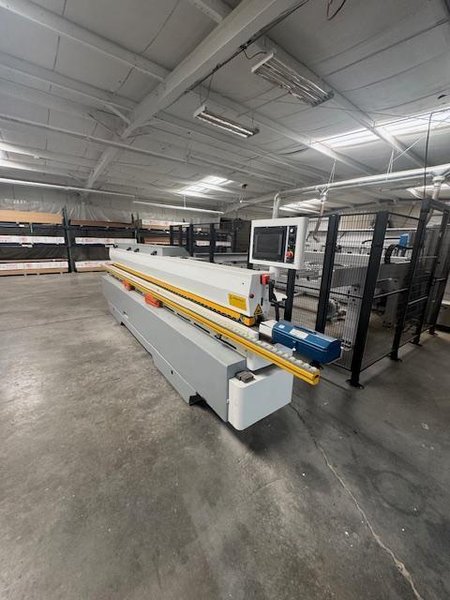 18′ Nanxing MFB60CY Precision Edge Banding Machine, 2016 – Diamond Pre-Mill, Analog Adjustments