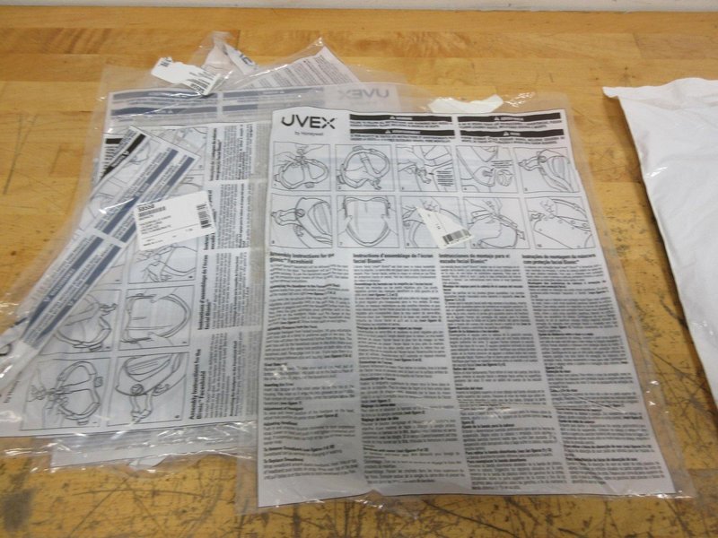 3M Speedglas Extended Coverage 9100, Welding Safety 06-0500-52, Ear and Neck (2pcs), UVEX by Honeywell S8550 Faceshield Clear Polycarbonates (10pcs)- Auction Item