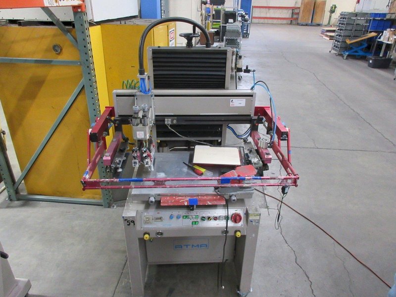 ATMA Pneumatic Euro-Spec Sliding Table Screen Printer- Auction Item