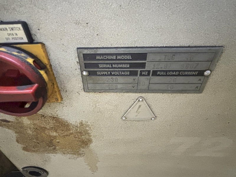 17" X 40" TOOLMEX ANDRYCHOW MODEL #TUG40 ENGINE LATHE: YOBRO #23850