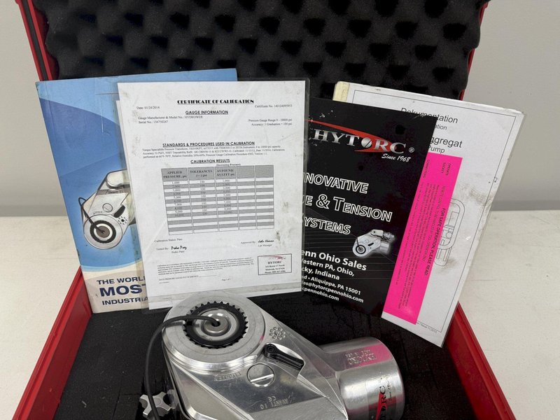 1.5&quot; HYTORC MODEL #AVANTI AV-10 HYDRAULIC TORQUE WRENCH: YOBRO #24175