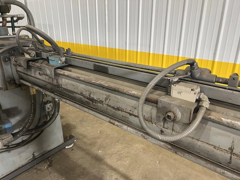 12&quot; X 12&quot; LOGEMANN MODEL #1212 HYDRAULIC SCRAP METAL BALER / BRIQUETTER: STOCK #11504