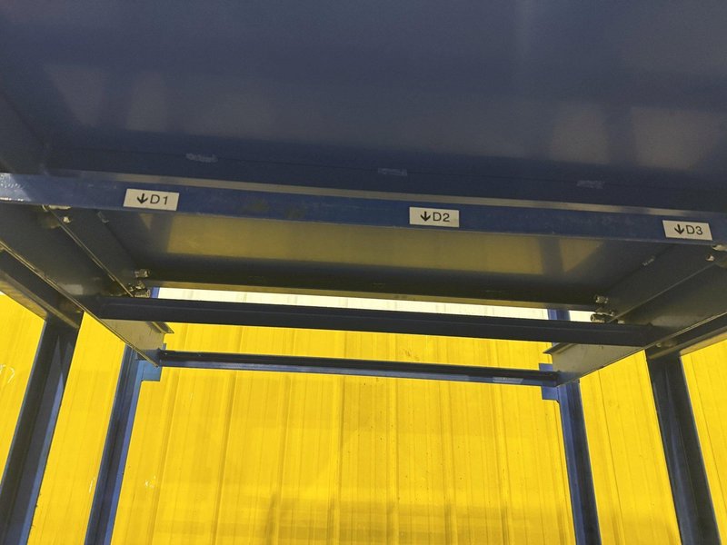 (4) 1,000 LB CAPACITY DIE RACKS W/ SLIDING SHELVES: YOBRO #24478