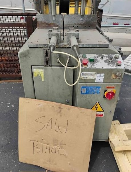 9&quot; EMMEGI ALUMINUM UPCUT CUT OFF MACHINE 550MM BLADE STOCK# 4113