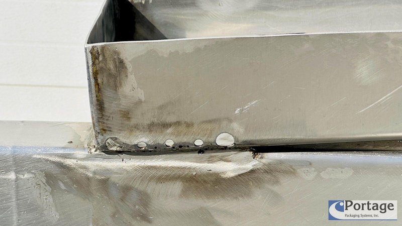 Vegetable / Produce Sorting / Washing / Cleaning / Holding Station  |  S.S. V-Bottom Trough w/Bottom Discharge