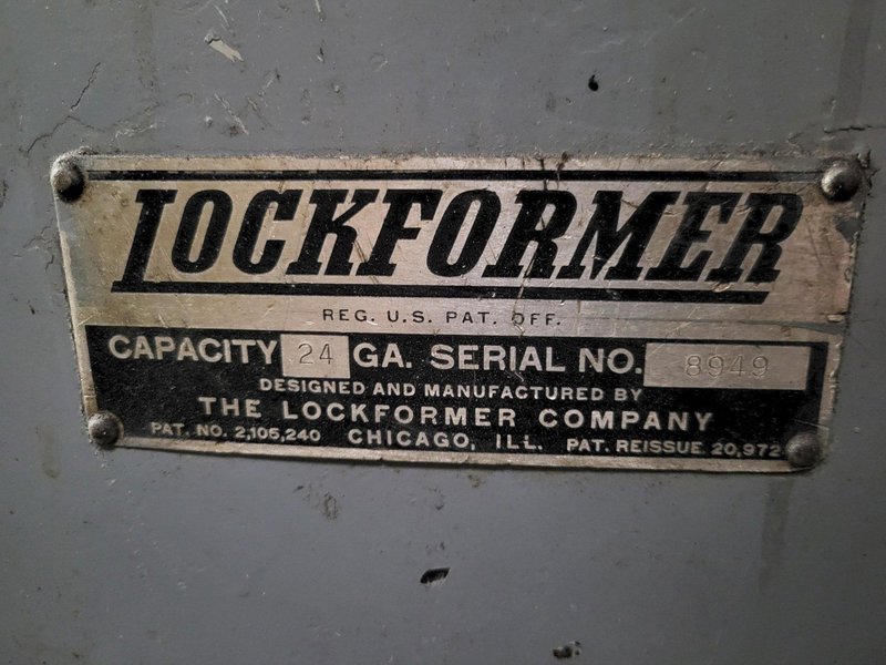 Pittsburgh Lockformer Machine Bench Top