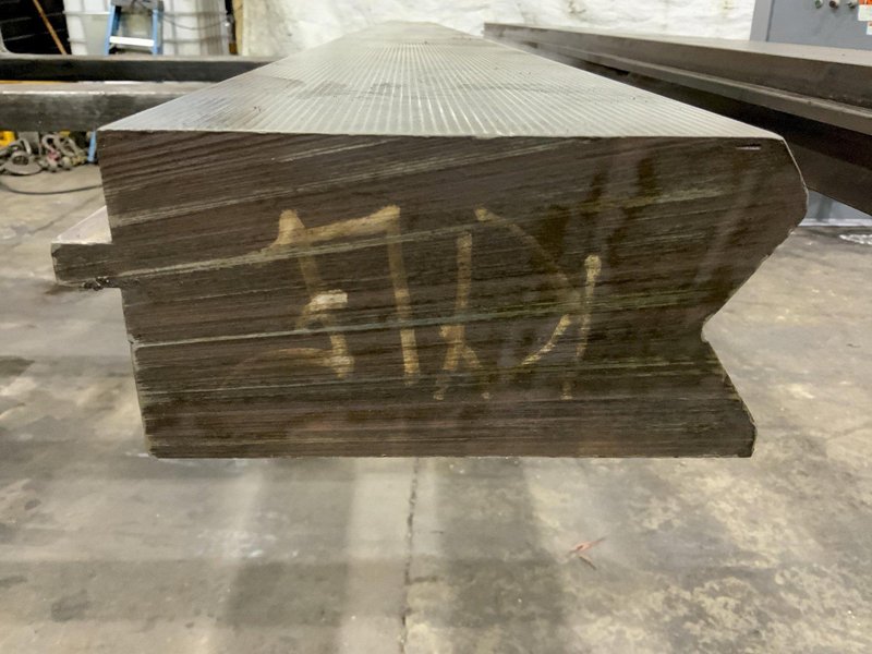 (SET OF TWO) 10' X 2-1/2" OFFSET PRESS BRAKE DIES: STOCK # 73078