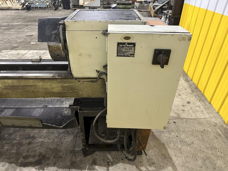 19" X 144" LEBLOND MAKINO MODEL #15E REGAL ENGINE LATHE W/ METRIC 3" HOLE: STOCK #22816