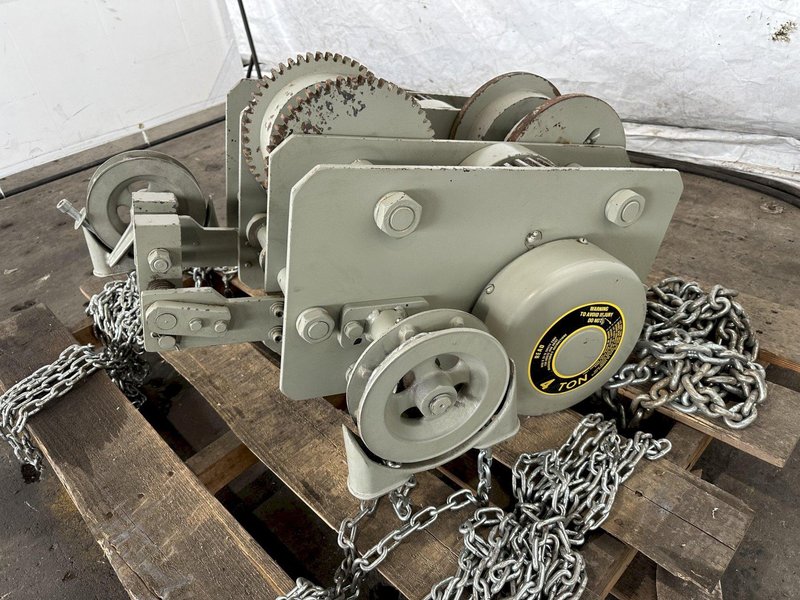 4 TON BUDGIT UNDER HUNG CHAIN HOIST. STOCK #0310922