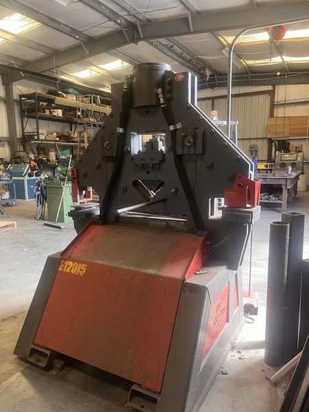 120 Ton Edwards Ironworker, 2011 – Notcher, Press Brake Attachment **Single Phase 220v **