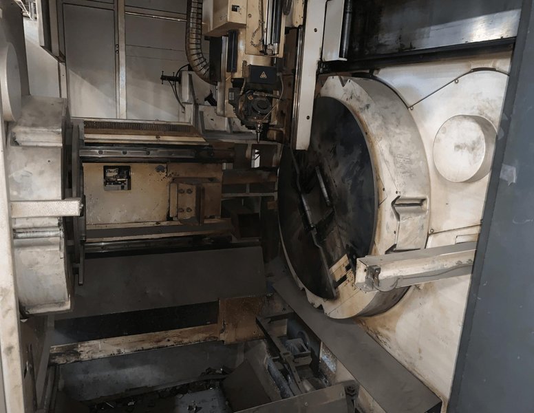 2500 Watt Mazak 3D Fabri Gear 150 CO2 Tube Laser, 2007-