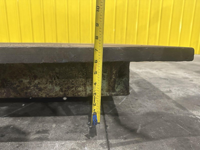 114&quot; X 51&quot; X 7&quot; HIGH STEEL LAYOUT RISER PLATE: STOCK #23182