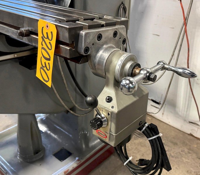 Alliant Vertical Mill 949-3V, 9" x 49" P.F. Tbl., DRO, 3 HP, Nice