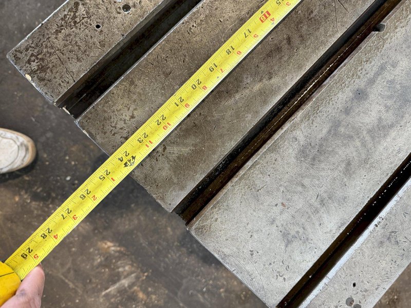 18" X 12" X 24" T-SLOTTED FLOOR PLATE. STOCK # 0540726