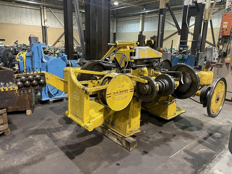 1/4&quot; X 30&quot; US BAIRD #430 FOUR SLIDE WIRE FORMING MACHINE: STOCK #15698