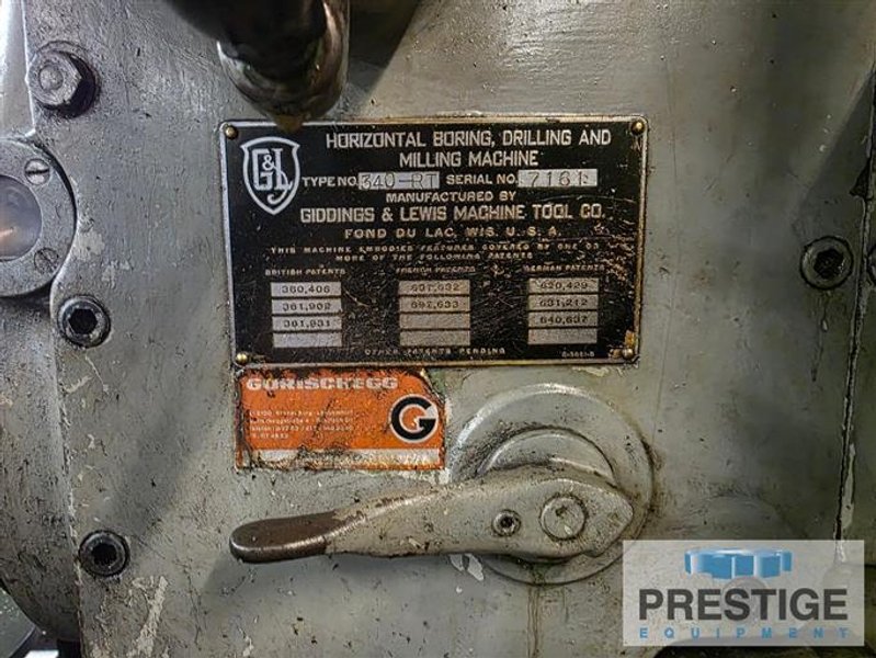 Boring Mills Horizontal Table Type Manual