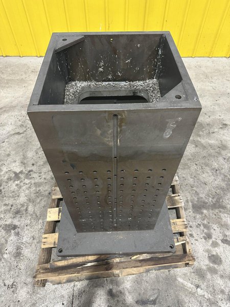 18&quot; X 18&quot; X 39 1/2&quot; HIGH STEEL SET UP WORK HOLDING TOMBSTONE: STOCK #22224