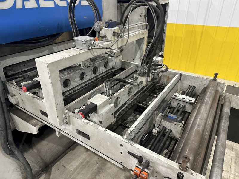 30&quot; x 14 GA DALCOS MODEL #PXN-800 AUTOMATIC COIL HYDRAULIC PUNCHING MACHINE: STOCK #20332