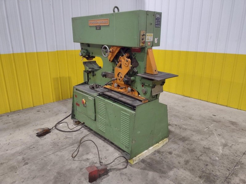 66 TON PEDDINGHAUS MODEL #66/110 PEDDIMASTER HYDRAULIC IRONWORKER: STOCK 22239