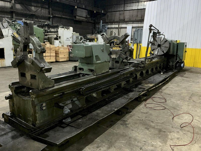 44" X 252" MONARCH MODEL #4025-31X252 HEAVY DUTY ENGINE LATHE: YOBRO #24974