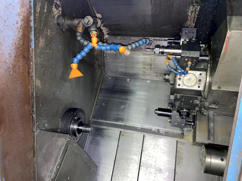 MIYANO ATS-45S CNC LATHE WITH SUB SPINDLE. STOCK # 0525422