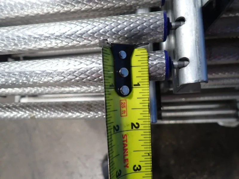 1" X 11" ROLLER CONVEYORS