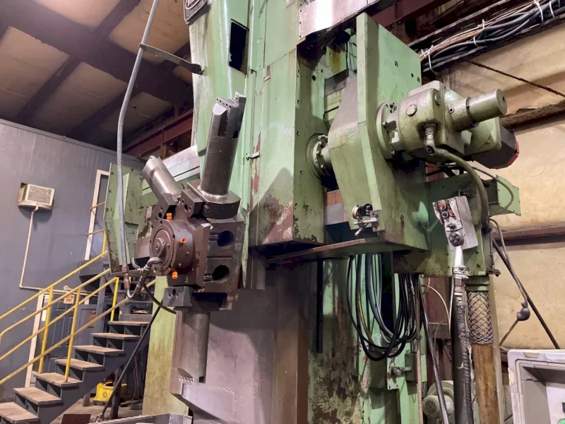 Bullard 36″ Dyn-Au-Tape 42″ Chuck 72″ High Column CNC Vertical Boring Mill – VTL