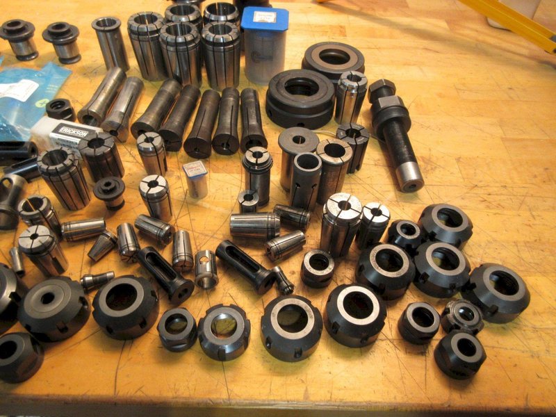 Various Assorted Collets &amp; Collet Nuts- Auction Item